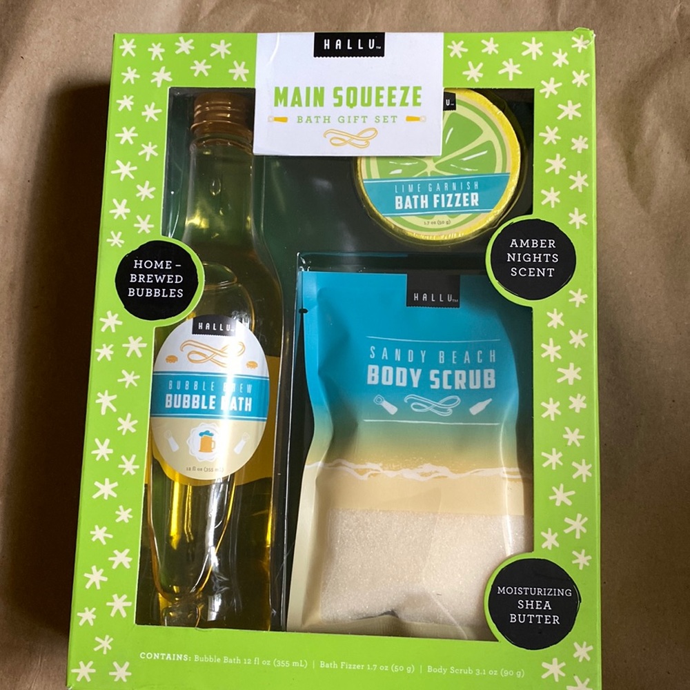 🆕 Hallu "Main Squeeze" Bath Gift Set